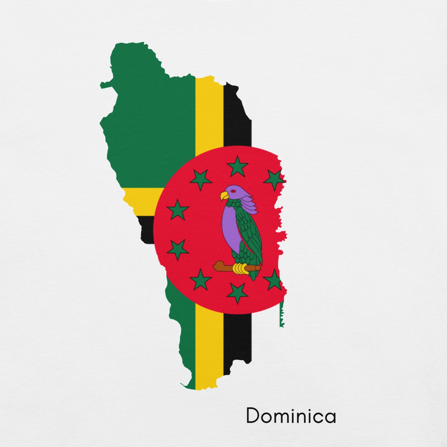 Home Pride Collection Unisex t-shirt | DOMINICA